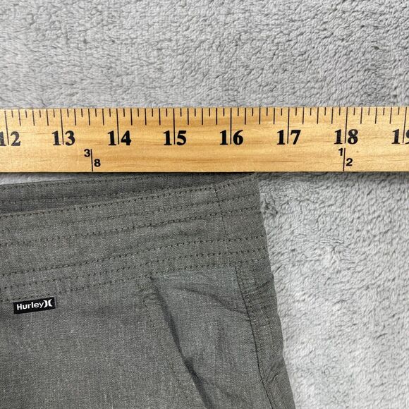 Hurley Shorts Mens 31 Gray Pendleton National Park Olympic Pockets Elastic Waist - Picture 11 of 14